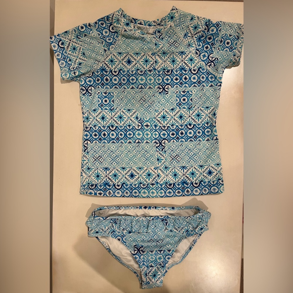 Garnet Hill Kids Rash Guard SET